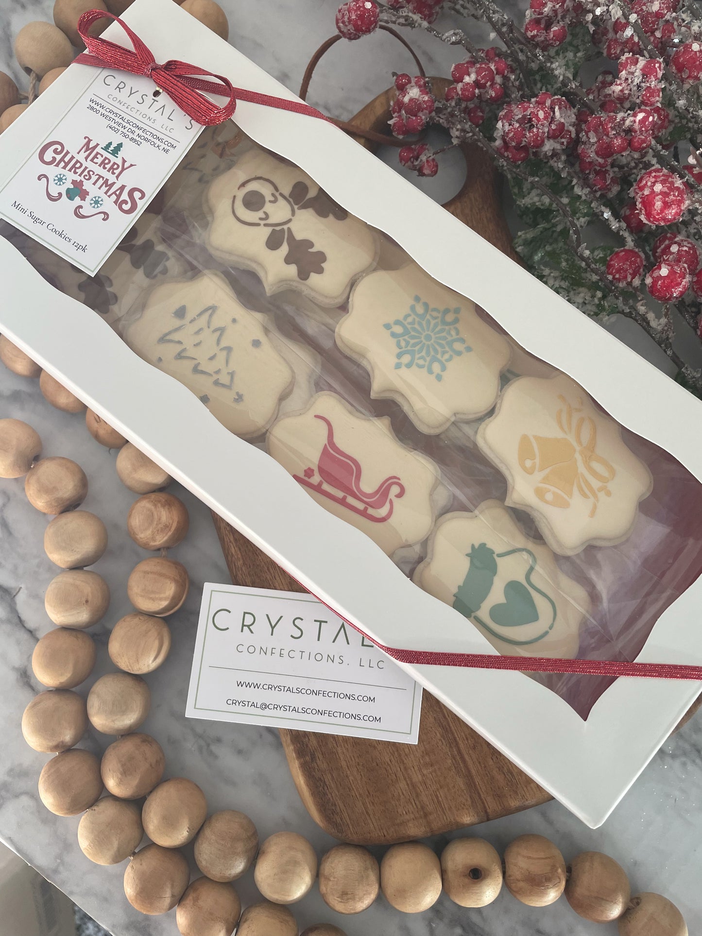 Mini Christmas Sugar Cookies