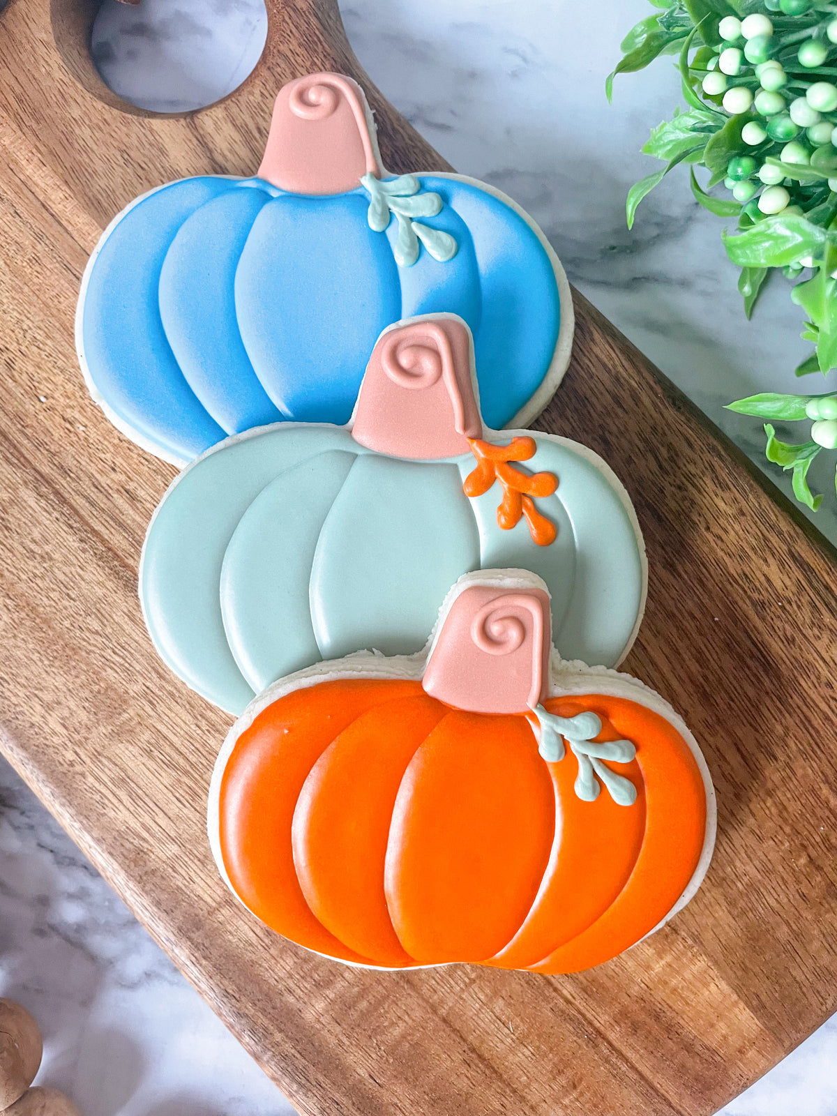 Pumpkin Sugar Cookies