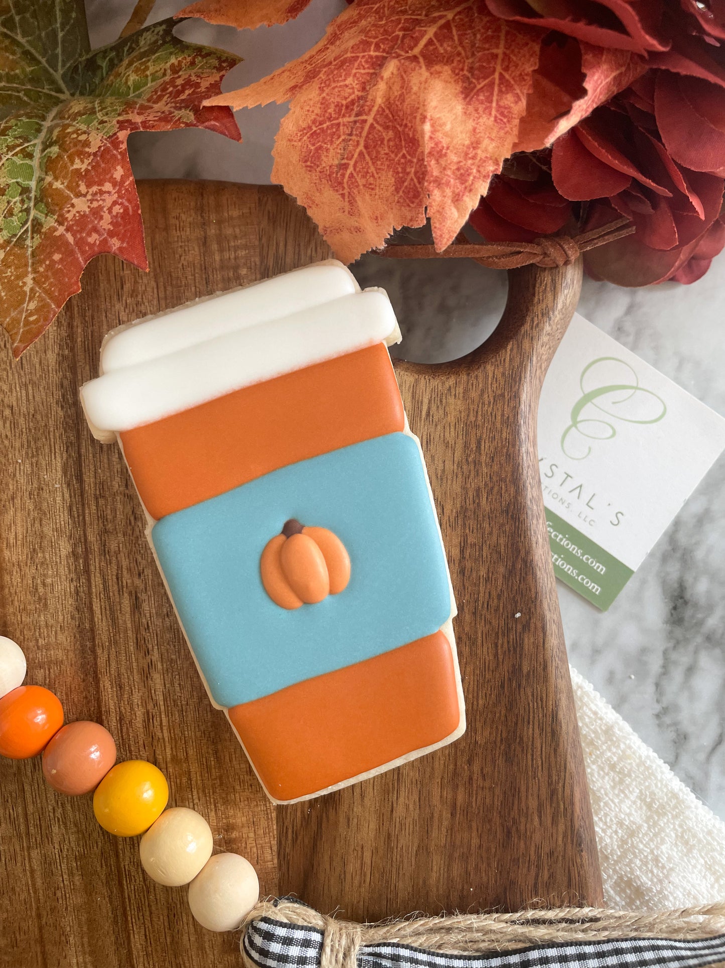 Pumpkin Spice Latte Sugar Cookie