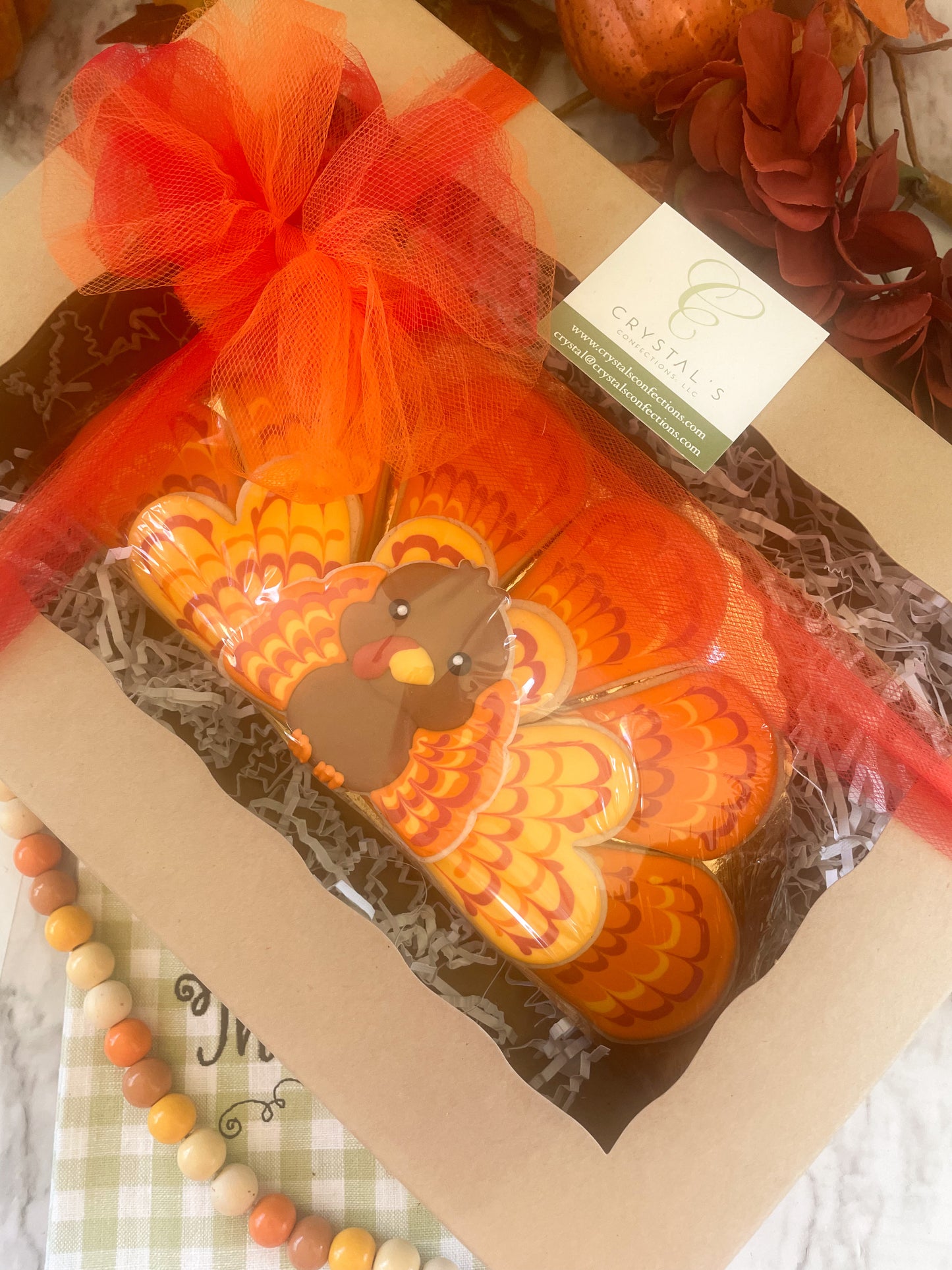 Turkey Sugar Cookie Platter