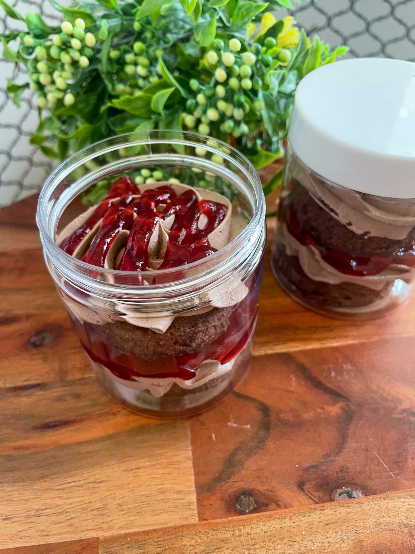Double Chocolate Cake Jar