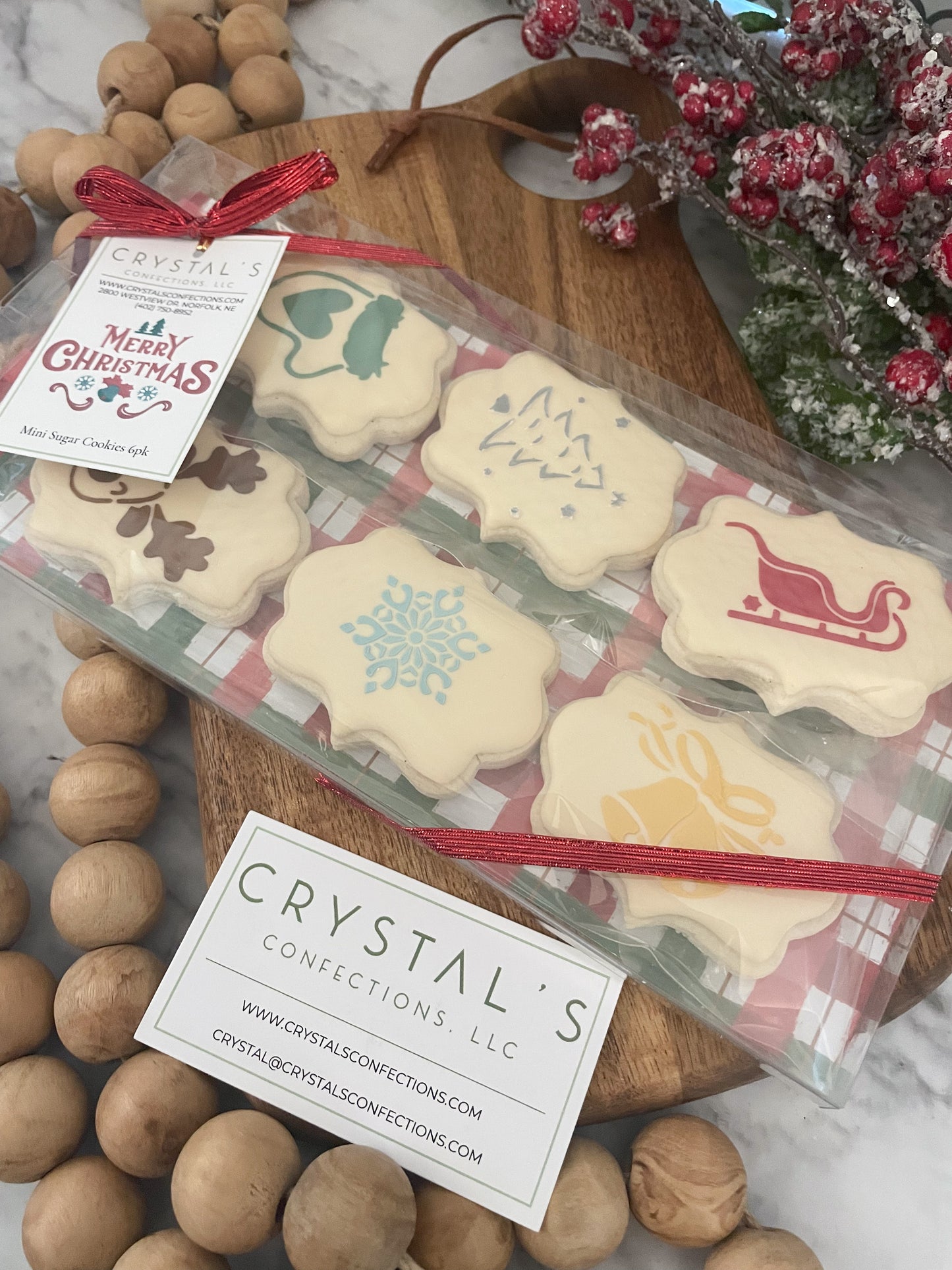 Mini Christmas Sugar Cookies