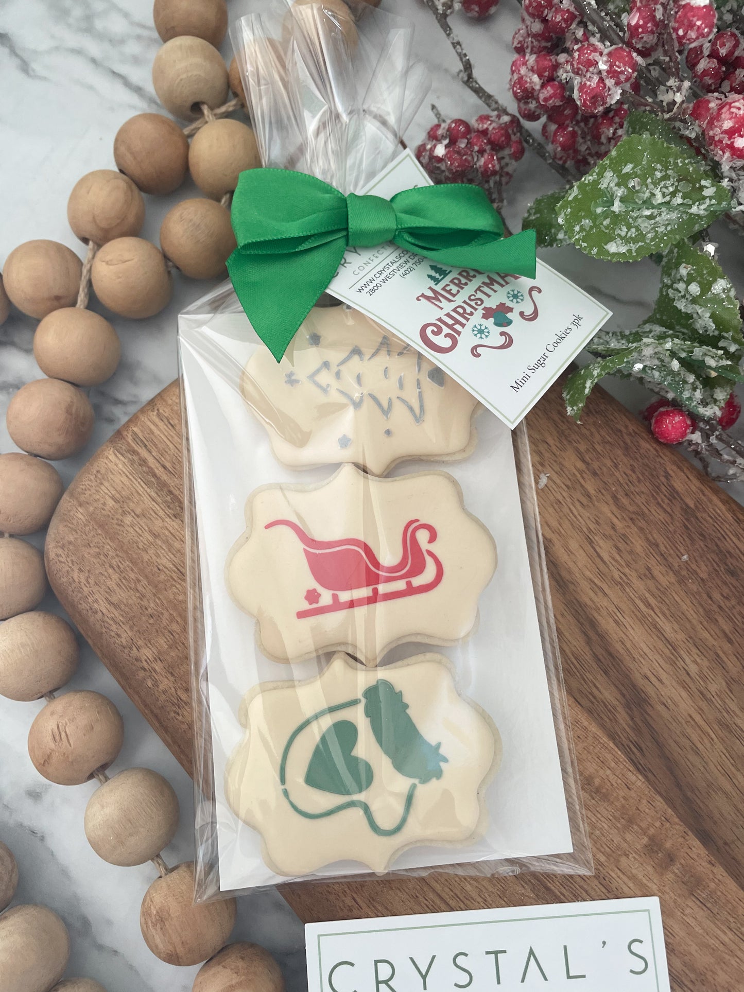Mini Christmas Sugar Cookies