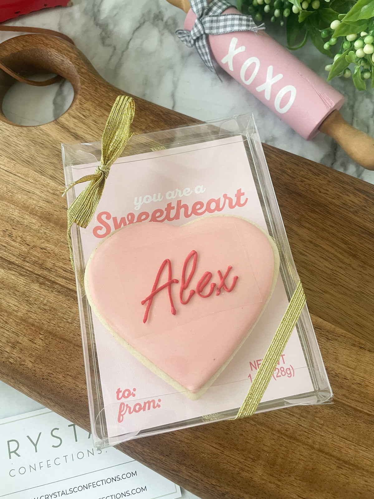 Custom Sweetheart Sugar Cookies – Crystal's Confections, LLC