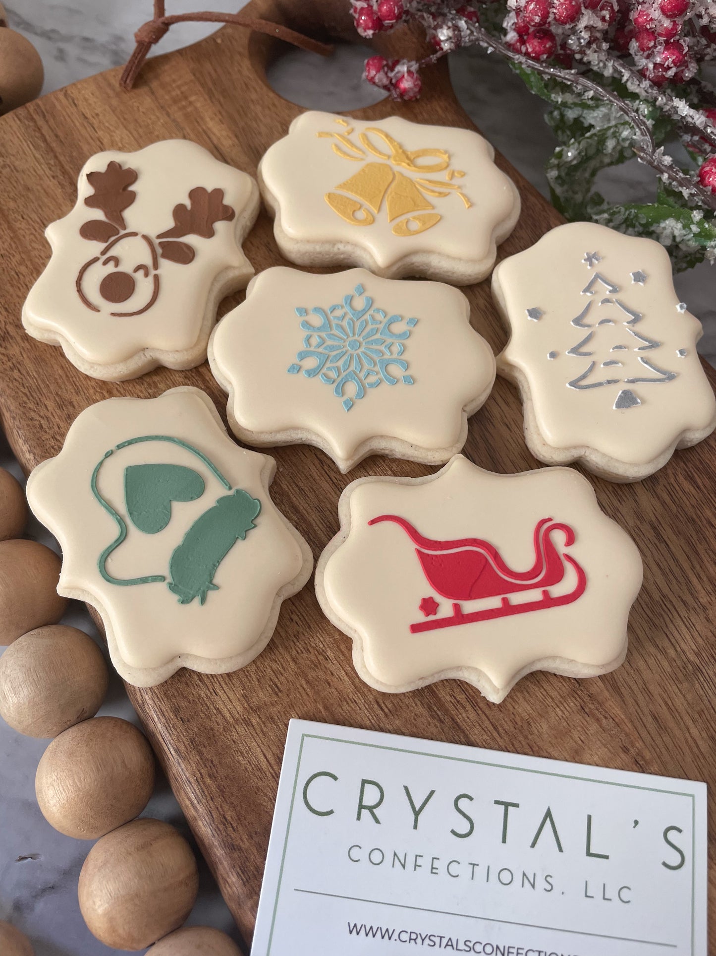 Mini Christmas Sugar Cookies