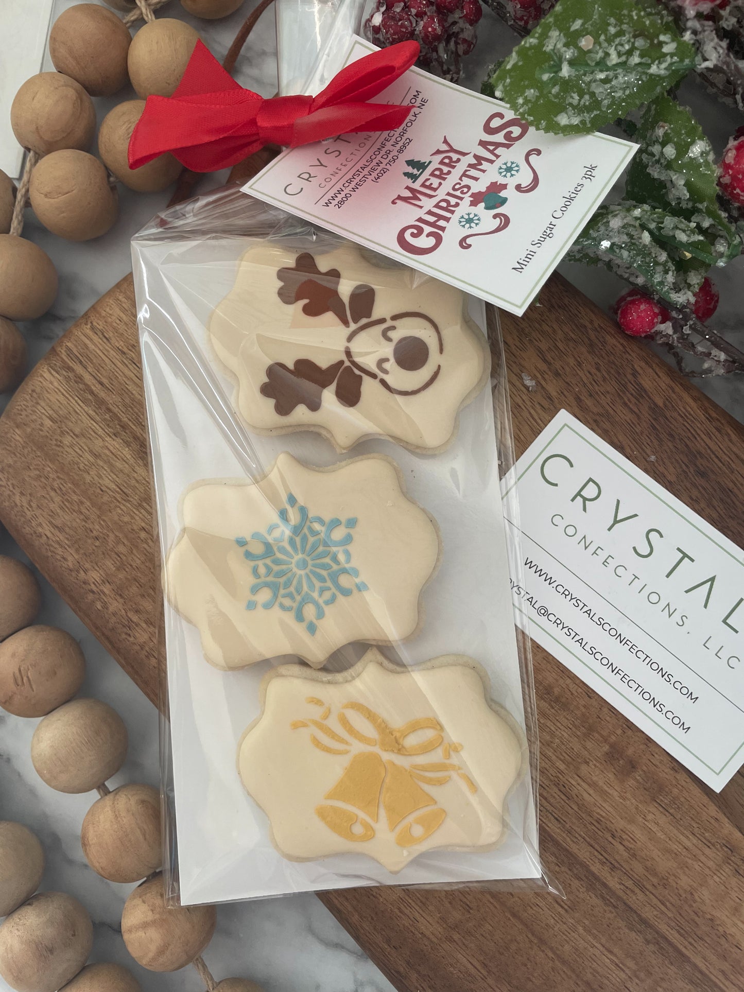 Mini Christmas Sugar Cookies