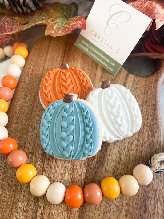 Mini Sweat Pumpkin Sugar Cookies