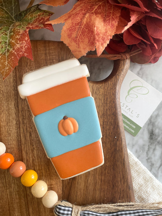 Pumpkin Spice Latte Sugar Cookie